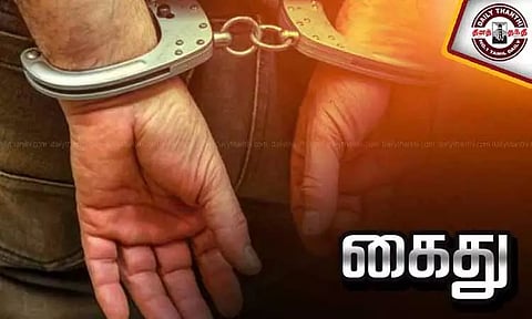பஸ்சில் கஞ்சா கடத்த முயன்ற 2 பேர் கைது