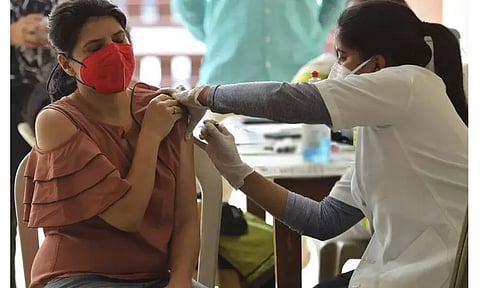 '75 நாள் இலவசம்' திட்டத்தில் 9½ கோடி பூஸ்டர் தடுப்பூசி போடப்பட்டது