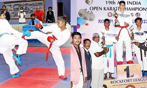 திருச்சியில் அகில இந்திய கராத்தே போட்டி தொடங்கியது