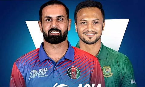 ஆசிய கோப்பை கிரிக்கெட் போட்டி: ஆப்கானிஸ்தான்-வங்காளதேசம் அணிகள் இன்று மோதல்