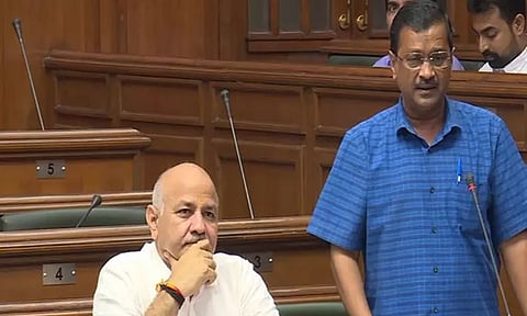 டெல்லி சட்டசபையில் கெஜ்ரிவால் தலைமையிலான ஆம் ஆத்மி அரசின் மீது இன்று நம்பிக்கை வாக்கெடுப்பு