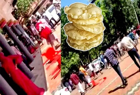 கூடுதல் அப்பளம் கேட்டதால் திருமண விருந்தில் பயங்கர கோஷ்டி மோதல் ;3 பேர் காயம்