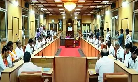 புதுச்சேரியில் விவசாயிகளுக்கு கடன் தள்ளுபடி - சட்டப்பேரவையில் முதல்-மந்திரி ரங்கசாமி அறிவிப்பு