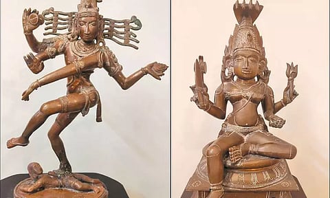 சென்னை அண்ணாநகரில் வீட்டில் மறைத்து வைத்திருந்த 300 ஆண்டு பழமையான சாமி சிலைகள் மீட்பு