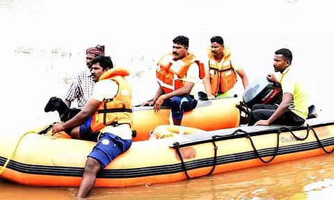 பேரிடர் மீட்பு ஒத்திகை பயிற்சி