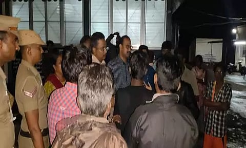 மாவட்ட கலெக்டர் நேரில் ஆய்வு