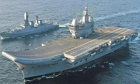 விமானம் தாங்கி போர் கப்பலான 'ஐ.என்.எஸ். விக்ராந்த்' இன்று நாட்டுக்கு அர்ப்பணிப்பு