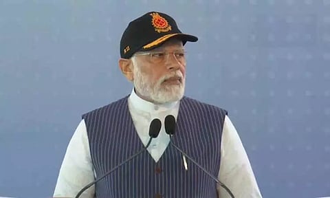 ஐ.என்.எஸ் விக்ராந்த் போர்க்கப்பல் எத்தகைய சவாலையும் சமாளிக்கும் திறன் கொண்டது - பிரதமர் மோடி பெருமிதம்