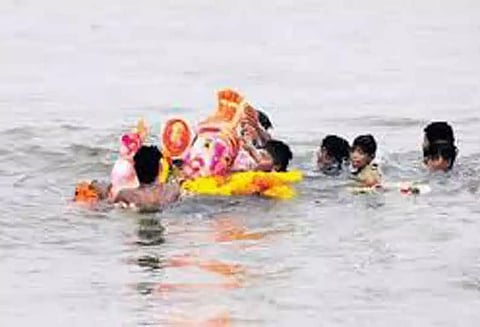 60473 சிலைகள் கரைப்பு- மும்பை மாநகராட்சி தகவல்