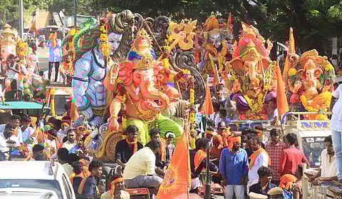 விநாயகர் சிலைகள் கரைப்பு