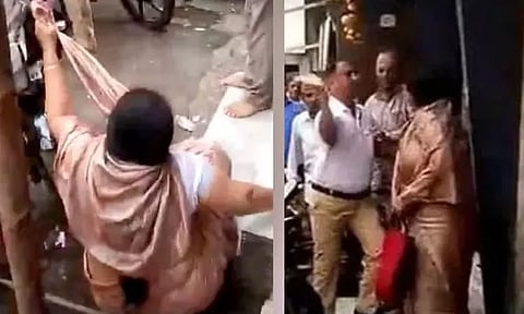 கடைக்கு முன் பேனர் வைப்பதில் சண்டை; வயதான பெண்ணை சாலையில் தள்ளி அடித்து உதைத்த ராஜ் தாக்கரே கட்சியினர் 3 பேருக்கு ஜாமீன்!