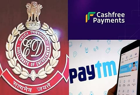 பேடிஎம், கேஷ்பிரீ உள்ளிட்ட 'ஆன்லைன் பணம் செலுத்தும் நிறுவனங்களில் அமலாக்கத்துறை சோதனை'