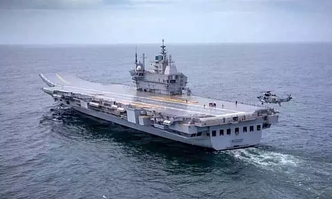 விக்ராந்த் போர்க்கப்பலை சென்னை துறைமுகத்தில் நிறுத்திவைக்க முடிவு