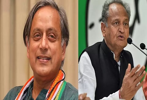 காங்கிரஸ் தலைவர் தேர்தல்: அசோக் கெலாட்டுடன் சசிதரூர் சந்திப்பு