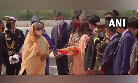 4 நாள் பயணமாக இந்தியா வந்தடைந்தார் ஷேக் ஹசீனா