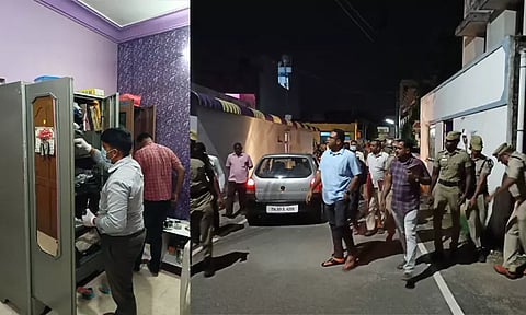 அவினாசி: வீட்டின் பூட்டை உடைத்து நகை-பணம் கொள்ளை - மர்ம நபர்கள் கைவரிசை