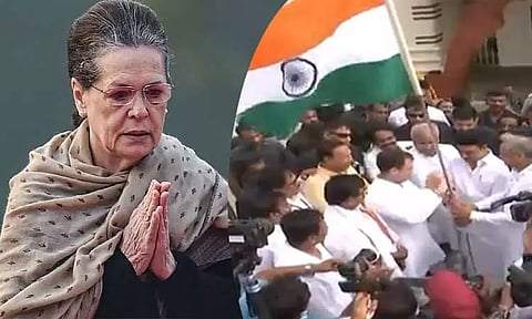 ராகுல் காந்தியின் 'இந்திய ஒற்றுமை பாதயாத்திரை' - சோனியா காந்தி வாழ்த்து