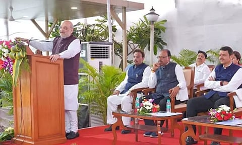 மும்பையில் அமித்ஷா வருகையின் போது பாதுகாப்பில் குளறுபடி