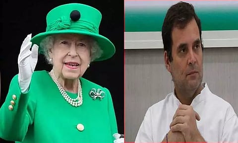 "நீண்டகாலம் ஆட்சி பீடத்தில் இருந்தவர் எலிசபெத்" - ராகுல் காந்தி இரங்கல்