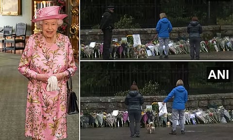 பால்மோரல் கோட்டைக்கு வெளியே குவிந்துள்ள மலர் வளையங்கள்! 2ஆம் எலிசபெத் மகாராணி மறைவிற்கு பொதுமக்கள் இரங்கல்!