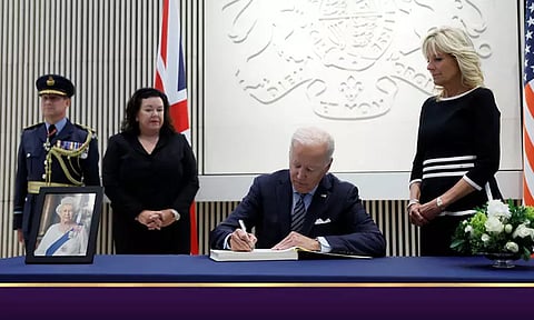 இங்கிலாந்து ராணி 2-வது எலிசபெத் இறுதி சடங்கில் பங்கேற்பு; அமெரிக்க அதிபர் பைடன் அறிவிப்பு