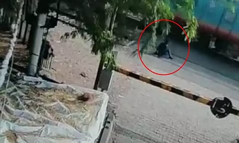 image screengrab for video tweeted by @ANI