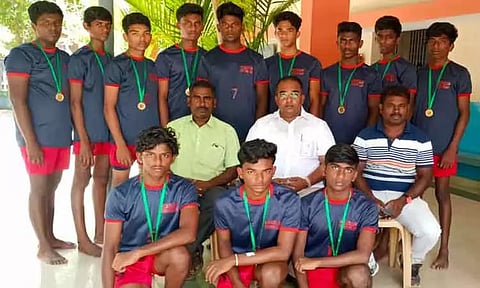 கபடி போட்டியில் மாணவர்கள் சாதனை