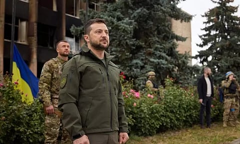 உக்ரைனில் கார் விபத்தில் சிக்கிய அதிபர் ஜெலன்ஸ்கி