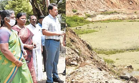 மதுராந்தகம் நகராட்சியில் செங்கல்பட்டு மாவட்ட கலெக்டர் ஆய்வு