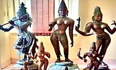 புதுச்சேரி அருகே அடுத்தடுத்து மீட்கப்படும் சாமி சிலைகள்