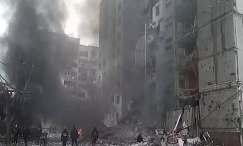 உக்ரைனின் பல பகுதிகளில் ரஷிய படைகள் தாக்குதல் - ரஷிய பாதுகாப்பு அமைச்சகம்