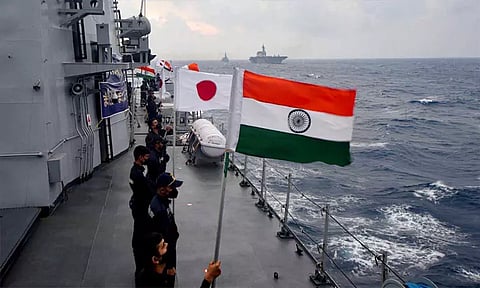 இந்தியா-ஜப்பான் இடையிலான ஆறாவது கடல்சார் பயிற்சி பிரியாவிடை கொடுத்து நிறைவு