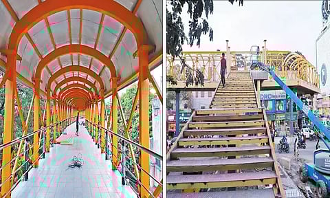 மாம்பலம் ரெயில் நிலையம் - தியாகராயநகர் பஸ் நிலையம் இடையே பாதசாரிகளை பரவசப்படுத்த வரும் ஆகாய நடை மேம்பாலம்