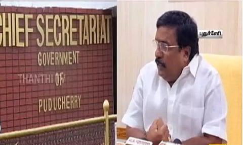 "புதுச்சேரியை பாஜக கலவர பூமியாக்குகிறது" - சட்டமன்ற எதிர்க்கட்சித் தலைவர் குற்றச்சாட்டு