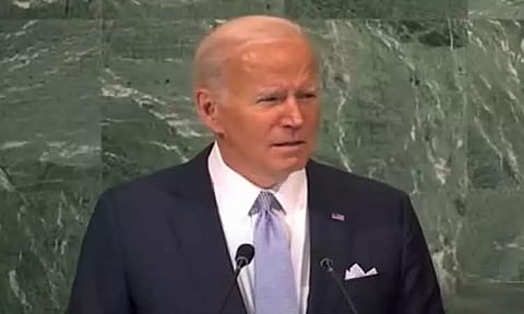 "ஐ.நா.வின் அடிப்படை கொள்கைகளை ரஷியா வெட்கமின்றி மீறியுள்ளது" - ஜோ பைடன் ஆவேசம்