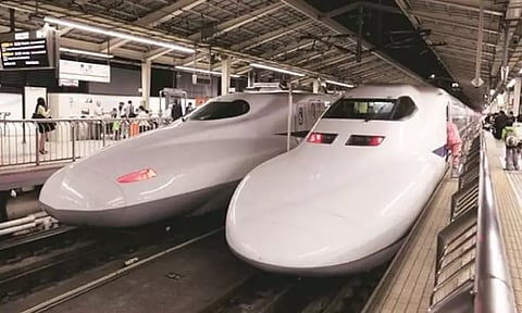 மும்பை-ஆமதாபாத் இடையிலான புல்லட் ரெயில் திட்டத்துக்கு கடலுக்கு அடியில் 7 கி.மீ. சுரங்கப்பாத புதிய டெண்டர் விடப்பட்டது