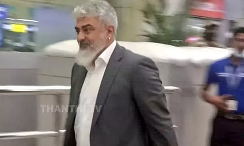 பாங்காங் புறப்பட்டார் நடிகர் அஜித்குமார்