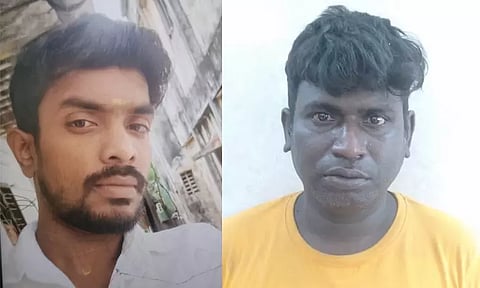 ஒருவீட்டில் இரண்டு கள்ளக்காதலர்கள்...! தகராறு செய்த கூலித்தொழிலாளி கொலை - வாலிபருடன் பெண் கைது