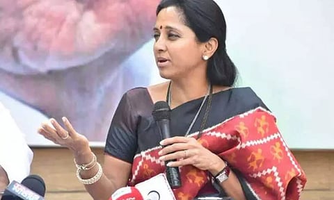 சுப்ரியா சுலேவின் மார்பிங் செய்த படத்தை பரப்பியதாக ஷிண்டே அணி செய்தி தொடர்பாளர் மீது நடவடிக்கை- தேசியவாத காங்கிரஸ் வலியுறுத்தல்