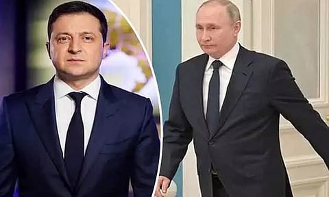 ரஷிய வீரர்கள் சரணடைய ஜெலன்ஸ்கி அறிவுறுத்தல்... 'சரணடைந்தால் 10 ஆண்டுகள் சிறை' - புதின் எச்சரிக்கை