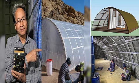 கடுங்குளிரையும் தாங்கும் சூரிய வெப்பக்கூடாரம்