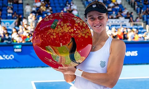 பான் பசிபிக் ஓபன் டென்னிஸ்: ரஷிய வீராங்கனை லிடிமிலா சாம்சோனோவா 'சாம்பியன்'