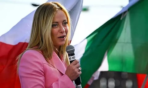 இத்தாலி பிரதமர் தேர்தலில் வெற்றி: முதல் பெண் பிரதமராகிறார் ஜியார்ஜியா மெலோனி