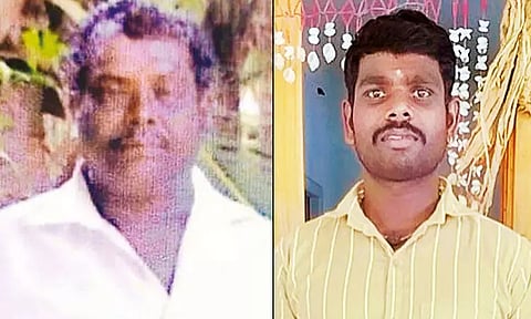 மின்னல் தாக்கி தந்தை, மகன் பலி