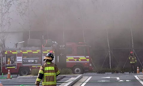 தென்கொரியாவில் வணிக வளாகத்தில் பயங்கர தீ விபத்து: 7 பேர் உடல் கருகி பலி