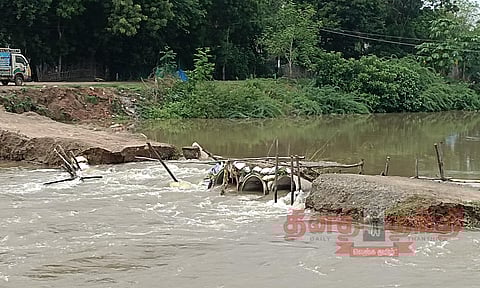 பாலம் கட்டும் பணி விரைந்து முடிக்கப்படுமா?