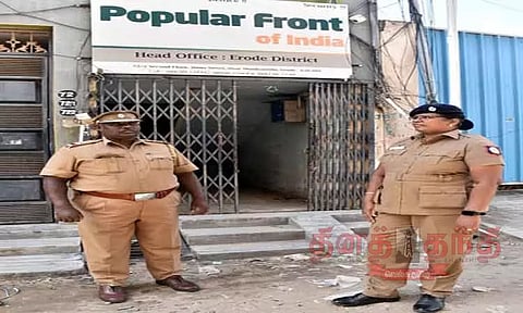 ஈரோடு மாவட்டம் முழுவதும் பலத்த போலீஸ் பாதுகாப்பு