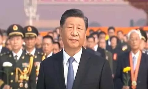 சீனாவில் தியாகிகள் தினம் அனுசரிப்பு - தியான்மென் சதுக்கத்தில் அதிபர் ஜி ஜின்பிங் அஞ்சலி