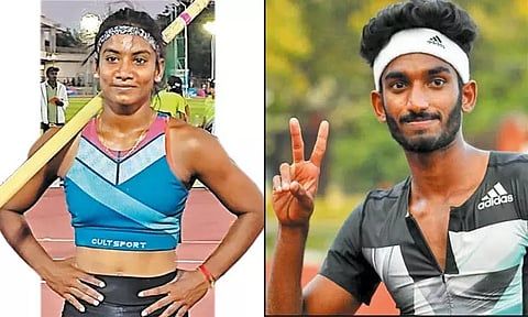 தேசிய விளையாட்டு போட்டி: போல்வால்ட்டில் தமிழக வீராங்கனை ரோசி புதிய தேசிய சாதனை