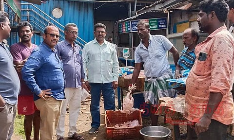 திண்டுக்கல்லில் 350 கிலோ இறைச்சி பறிமுதல்